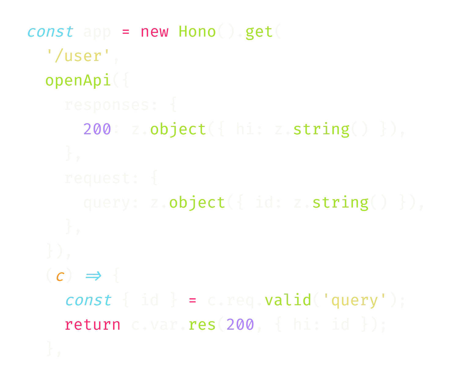 hono-zod-openapi code example